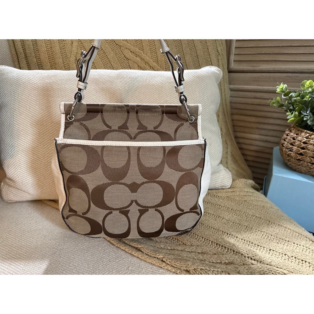 Coach 70th Anniversary Limited Edition Willis 19034 - Ivory/Tan/Khaki - Picture 5 of 16
